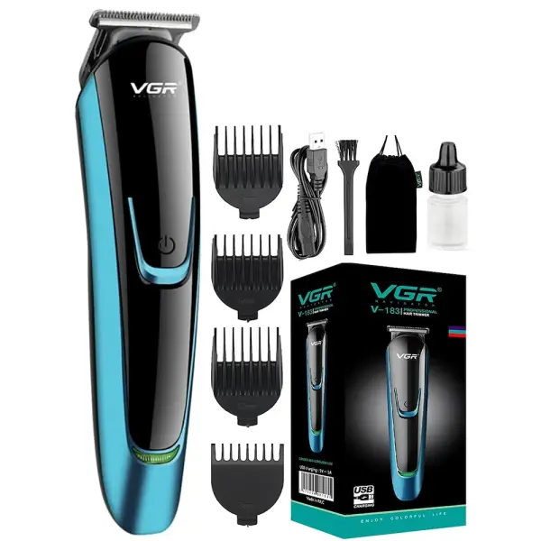 VGR V-183 Professional Rechargeable Hair Trimmer for Men – View 2